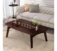 Mesa de piso japonesa, mesa auxiliar plegable de madera de bambú, mesa Kotatsu de mediados de siglo, mesa tatami para sentarse en el suelo, mesa baja de estilo japonés