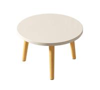 Mesa de piso, Mesa pequeña for ventana, alféizar de ventana, mesa de centro pequeña, mesa redonda, mesa pequeña de madera for dormitorio, mesa corta de Tatami Simple Mesa de centro baja(Negro)