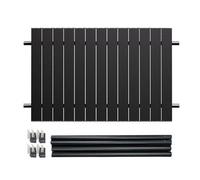 Mesa de playa, mesa de campamento,Tablero de mesa plegable de metal de escritorio - Dominio pesado, 29.5x21.6 pulgadas, herramienta de mochilero, suministros de picnic portátiles para barbacoa, pesca,