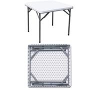 Mesa De Polietileno Cuadrada Plegable 87X87X74H Peso KG. 10