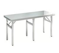Mesa de preparación y Trabajo de Acero Inoxidable, Mesa de Trabajo Comercial de Alta Resistencia con certificación NSF para restaurantes, cocinas, hogares y hoteles, Mesa de Comedor rectangu