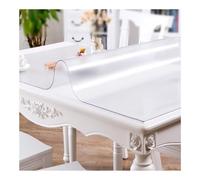 Mesa de PVC de Grosor Impermeable y Resistente al Aceite Cristal Blando Mesa para Cocinas Escritorios mesas de Comedor Tocadores,30×60in