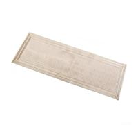 Mesa de PVC para corredor con sutil decoración de lámina dorada y líneas limpias para ajustes de mesa coordinados (dorado)
