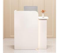 Mesa de recepción con cajón con cerradura, diseño que ahorra espacio para salón, oficina, vestíbulo y salida