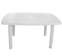 Faro Mesa Componible Ovalada 137X85X72H En Polipropileno Blanco Para Exterior