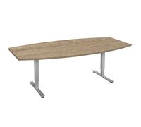 Mesa de reunión con forma de barril