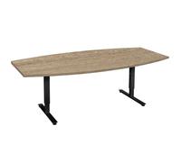 Mesa de reunión con forma de barril