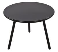 Mesa de salón minot plástico negro ø 60 cm