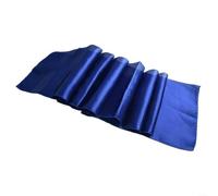 Mesa de satén de poliéster para corredor 27x275cm Satén de poliéster liso (azul)