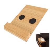 Mesa de sofá con reposabrazos, bandeja de sofá para tazas, antideslizante, bandeja de sofá, bandeja para brazos, bandeja de sofá para revistas, aperitivos, bebidas, tazas de café