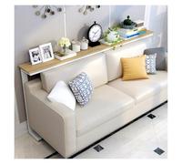 Mesa de sofá estrecha con marco de metal resistente, mesa consola extralarga, diseño de ahorro de espacio, carga de 110 libras, perfecta para sala de estar o pasillo, 150 x 18 x 65 cm