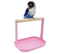 Mesa de soporte para pájaros, mesa de perca de perca y perca desmontable, diseño estable, portátil para pájaros para fotografía de negocios de mascotas para crías en casa