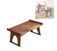 Mesa De Suelo Japonesa Plegable, Diseño En Relieve, Escritorio Ancho, No Requiere Instalación, Mesa De Té Pequeña para Sentarse En El Suelo, para Com,One Color-One Size