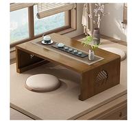 Mesa de suelo plegable de estilo japonés moderna para sala de estar, mesa de café para comedor y té, muebles versátiles y funcionales para el hogar