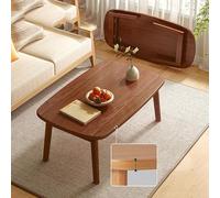 Mesa De Tatami Plegable Flotante Zen, Mesa De Centro Plegable, Mesa De Madera para Sala De Estar, Balcón, Sala De Estar, Comedor, Dormitorio, Tatami B,100x55x44cm