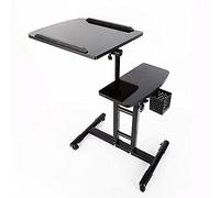 Mesa de tatuaje, reposabrazos de tatuaje/estación de trabajo, banco de trabajo de tatuaje, portátil, para tatuajes, belleza, masaje, pedicura, instrumento de salón, altura ajustable, 57 x 40 x 65 - 95