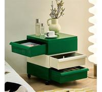 Mesa de té, mesa auxiliar con cajón, mesita de noche con estantes de almacenamiento, mesa auxiliar pequeña, mesita de noche alta para sala de estar y dormitorio