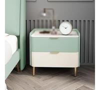 Mesa de tocador iluminada LED con espejo y cajón, escritorio de almacenamiento compacto para maquillaje y vestidor