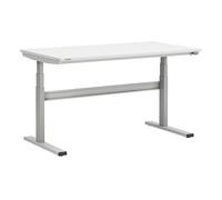 Mesa de trabajo, altura regulable eléctricamente Treston, altura 630 - 1270 mm, modelo estándar