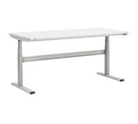 Mesa de trabajo, altura regulable eléctricamente Treston, altura 630 - 1270 mm, modelo estándar