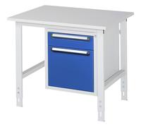 Mesa de trabajo con cajonera buck para debajo de la mesa con 2 cajones 1 x 120, 1 x 360 mm