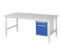 Mesa de trabajo con cajonera buck para debajo de la mesa con 2 cajones 1 x 120, 1 x 360 mm