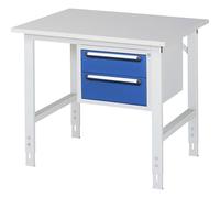 Mesa de trabajo con cajonera buck para debajo de la mesa con 2 cajones 1 x 150, 1 x 180 mm