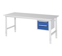 Mesa de trabajo con cajonera buck para debajo de la mesa con 2 cajones 1 x 150, 1 x 180 mm