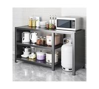 Mesa de trabajo de acero inoxidable para cocina profesional, estante ajustable, resistente, 70 x 45 x 80 cm, estación de preparación para restaurantes y uso comercial