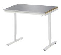Mesa de Trabajo eléctrica Regulable en Altura, 1000 x 800 x 720 - 1120 mm, Placa ES-28 mm