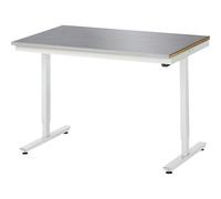 Mesa de Trabajo eléctrica Regulable en Altura, 1250 x 800 x 720 - 1120 mm, Placa ES-28 mm