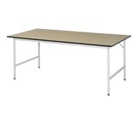 Mesa de trabajo, de altura regulable RAU, L x A 30 x 30 mm, tablero de MDF