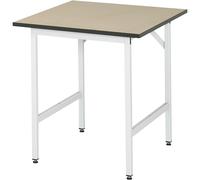 Mesa de trabajo, de altura regulable RAU, L x A 30 x 30 mm, tablero de MDF