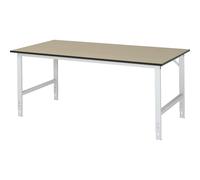 Mesa de trabajo, de altura regulable RAU, L x A 60 x 30 mm, tablero de MDF
