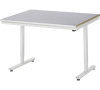 Mesa de Trabajo eléctrica Regulable en Altura, 1250 x 1000 x 720 - 1120 mm, Placa ES-28 mm