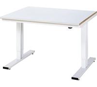 Mesa de Trabajo eléctrica Regulable en Altura, 1250 x 1000 x 720 - 1120 mm, Placa ES-28 mm
