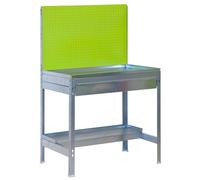 Mesa de trabajo para jardin BT2 Verde/Galvanizado Simonrack 1440x1200x400 mms 600 Kgs de capacidad