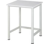 Mesa de trabajo para puesto de trabajo modular Serie 900 RAU, altura 825 - 1025 mm, tablero de aglomerado con revestimiento MF