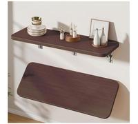 Mesa de trabajo plegable montada en la pared que ahorra espacio, versátil escritorio beige para laptop, mesa de madera de 40 x 20 cm, para sala de estar, cocina y oficina en casa