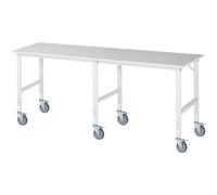 Mesa de trabajo, rodante tablero de melamina, grosor 22 mm, 60 x 30 mm