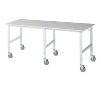 Mesa de trabajo, rodante tablero de melamina, grosor 22 mm, 60 x 30 mm