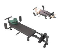 Mesa de tracción lumbar, máquina de descompresión de cuerpo completo para estiramiento y alivio del dolor de espalda, cama de tracción de fitness para alivio de tensión y estiramiento lumbar
