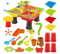 Mesa De Y Agua, Mesa De para Juegos Sensoriales Infantiles, Centro De Actividades Interactivo para Niños Pequeños En Verano Jardín Playa Acampada Fiesta Piscina