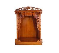 Mesa del altar de madera maciza pared y sobremesa con cajón, soporte para estatua de Buda, altar doméstico ideal para adoración, meditación y rituales de oración.(Wood,48X30X57CM/18.9X11.8X22.4IN)