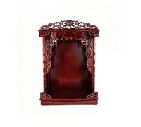Mesa del altar de madera maciza pared y sobremesa con cajón, soporte para estatua de Buda, altar doméstico ideal para adoración, meditación y rituales de oración.(Rosewood,38X26X46CM/15X10.2X18.1IN)