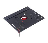 Mesa del Enrutador, Mesa del Enrutador Insertar Placa Manual de Elevación de Elevación Insertar Placa Base con Manía Elevador para Carpintería (BLACK)