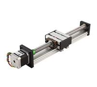 Mesa deslizante CNC con riel guía lineal de tornillo de bola de eje único de carrera de 200 mm con motor 42 para la industria de automatización (Vis 1605 portée efficace 200mm)