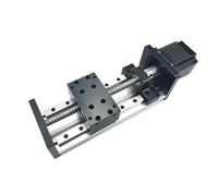 Mesa deslizante CNC SXG1605, recorrido de la plataforma del eje Z de 50-1500 mm, guía MGR12, kit de actuador lineal de husillo de bolas SFU1605 for Nema23(Option 1,Effective Stroke1400)