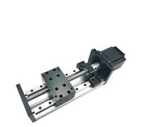 Mesa deslizante CNC SXG1605, recorrido de la plataforma del eje Z de 50-1500 mm, guía MGR12, kit de actuador lineal de husillo de bolas SFU1605 for Nema23(Option 2,Effective Stroke 50)