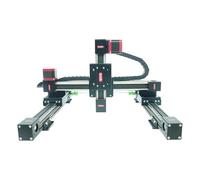 Mesa deslizante con eje XY/XYZ RXP-L-45, kit de motor de riel lineal con husillo de avance de correa, plataforma de guía de riel lineal de pórtico motorizado(Guide,100mm)